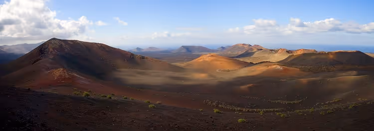 Vulkanlandschaft des Timanfaya auf Lanzarote