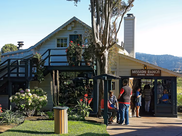 Carmel, California'daki Mission Ranch restoranı