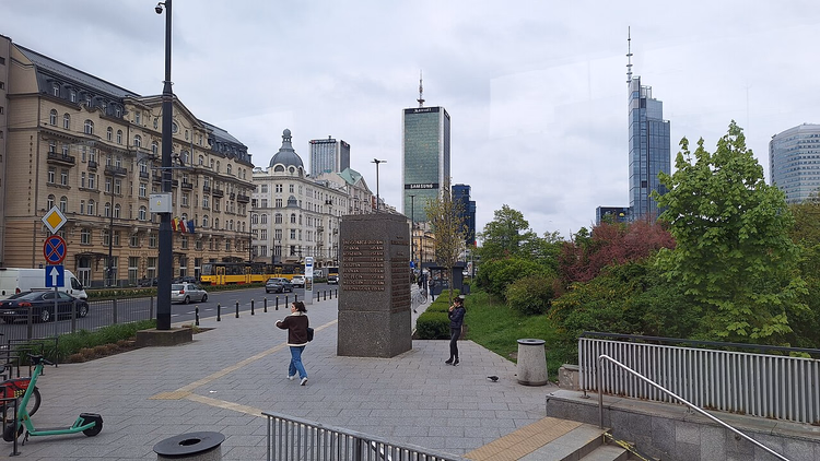 Warszawa sentrum: historiske bygninger og skyskrapere