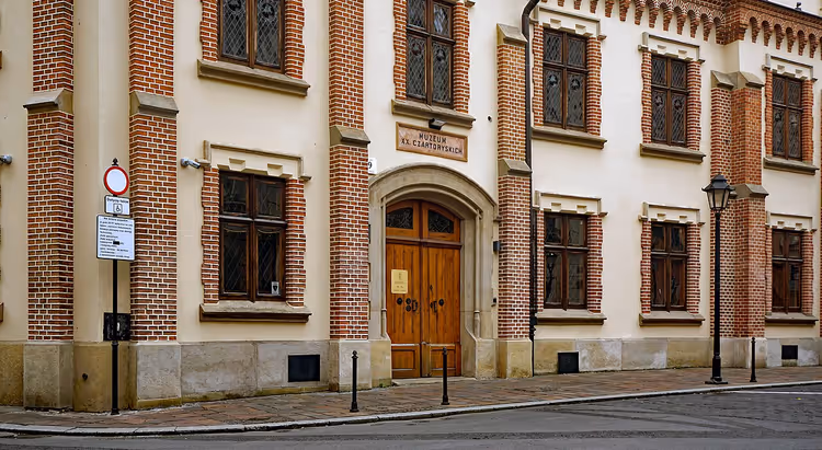 Gevel van het Czartoryski Museum in Krakau