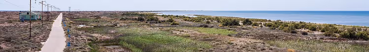 Абшеронский национальный парк, прибрежная степь и море