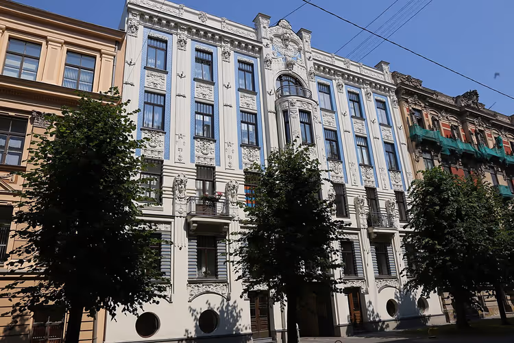 Jugendstil in der Alberta iela in Riga