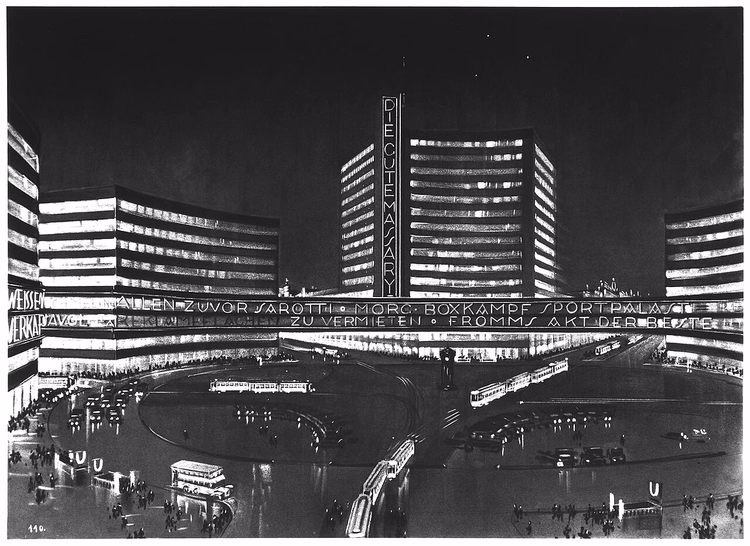 Alexanderplatz gelişim projesi, 1920'ler çizimi