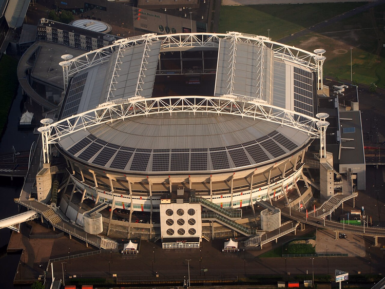 Johan Cruyff Arena fra fugleperspektiv