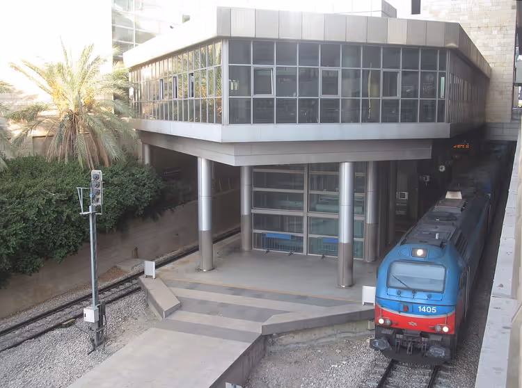 Estação ferroviária no Aeroporto Ben Gurion