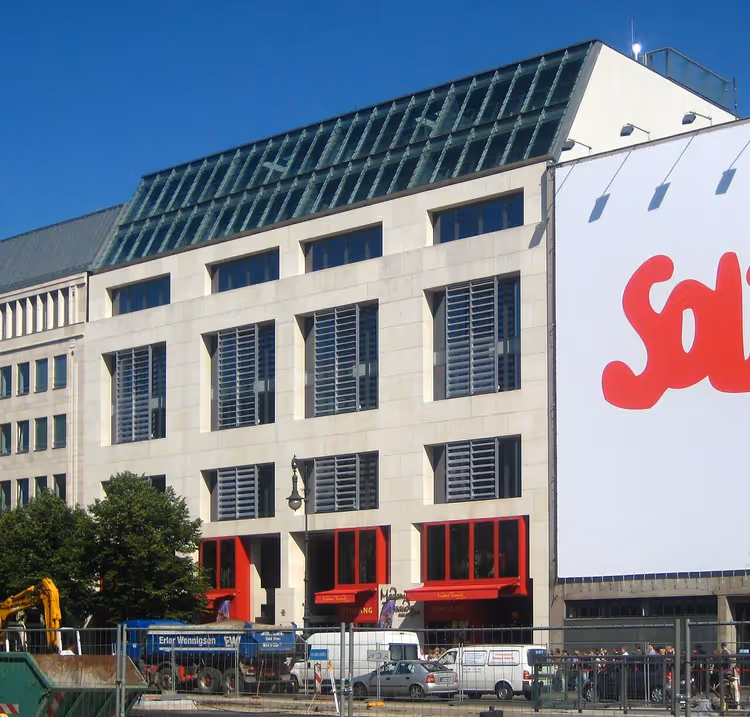 Madame Tussauds bygningsfasade i Berlin