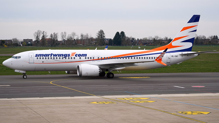 Smartwings Boeing 737 MAX som takser