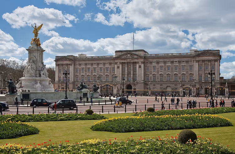 Buckingham Palace en het Victoria Memorial in Londen
