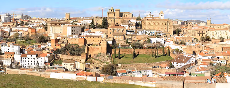 Ville médiévale de Cáceres en Estrémadure