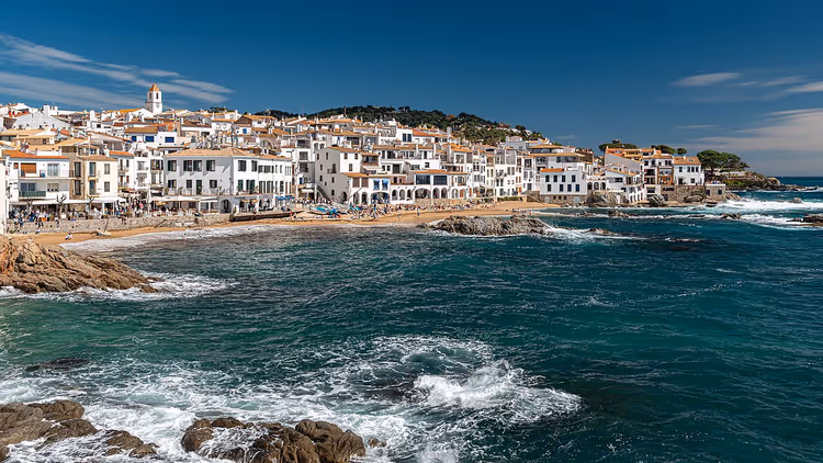 Village côtier de Calella de Palafrugell sur la Costa Brava
