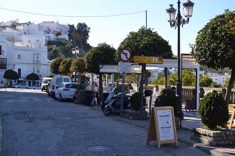 Gate i den hvite byen Vejer de la Frontera