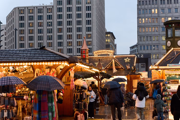 Weihnachtsmarkt am Potsdamer Platz in Berlin