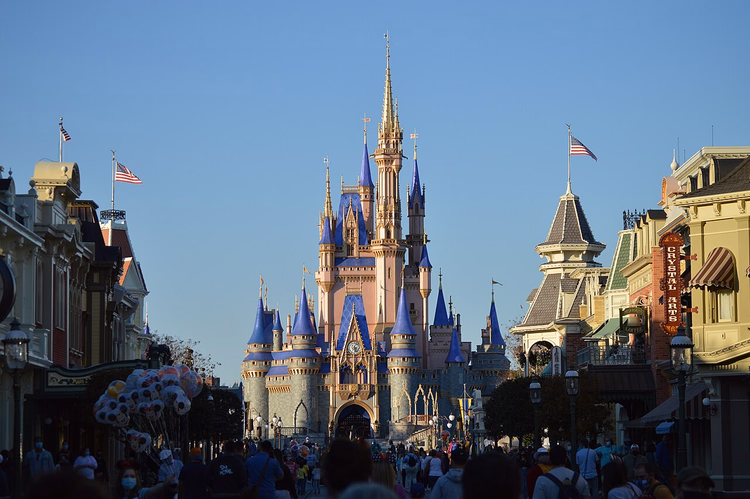 Askepottslottet ved enden av Main Street, Magic Kingdom