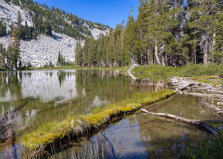 Cliff Lake in Lassen Volcanic Park