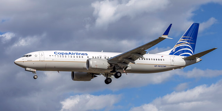 Son yaklaşmada Copa Airlines uçağı