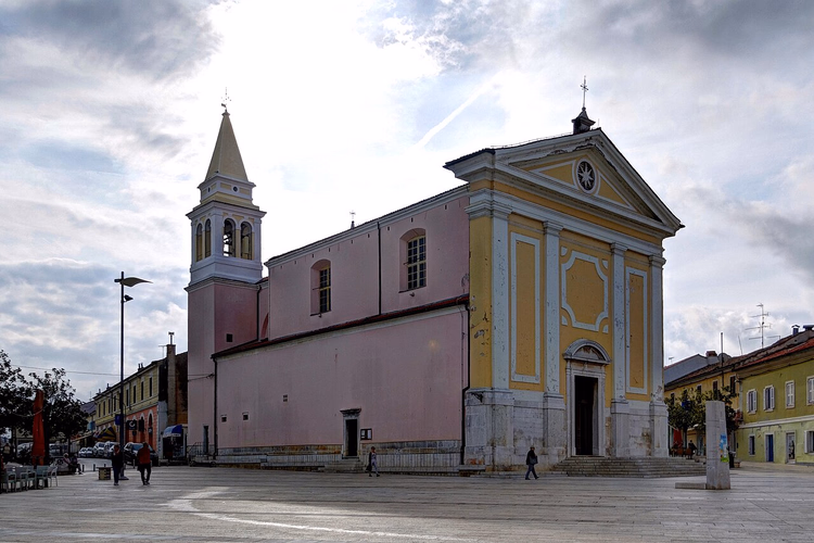 Kerk aan het Trg slobode in Poreč