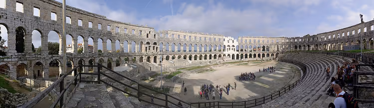 Römisches Amphitheater in Pula, Kroatien