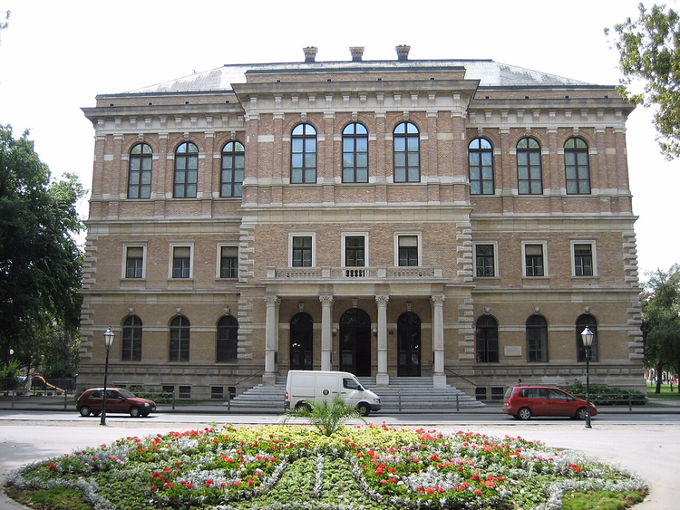 Vitenskapsakademiets bygning med Strossmayer-galleriet