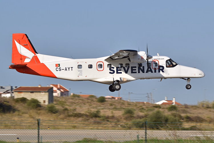 Sevenair Dornier 228 på slutinnflyging