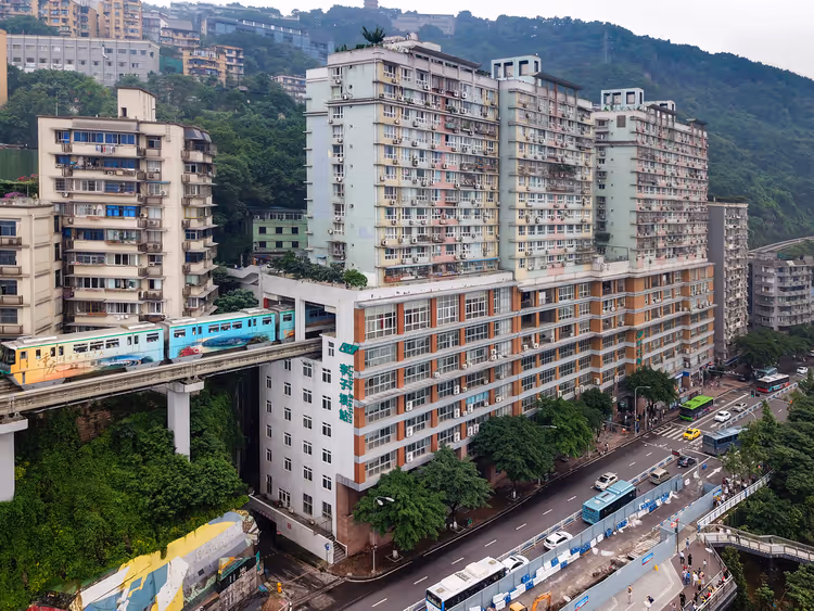 Station Liziba in Chongqing