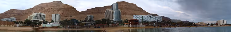 بانوراما فنادق عين بوكيك على البحر الميت