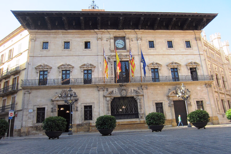 Rathausgebäude in Palmas Altstadt