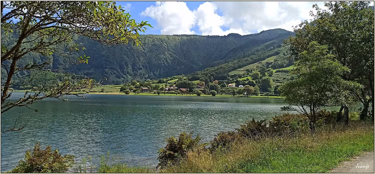 Kratermeer Lagoa Azul in Sete Cidades