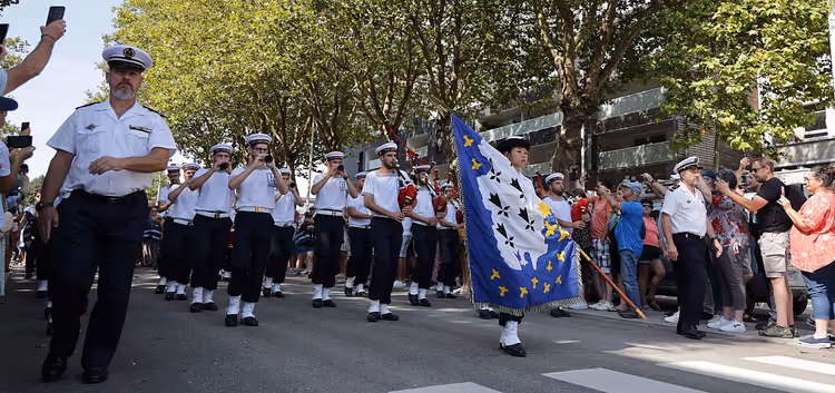 Hafen von Lorient während des keltischen Festivals