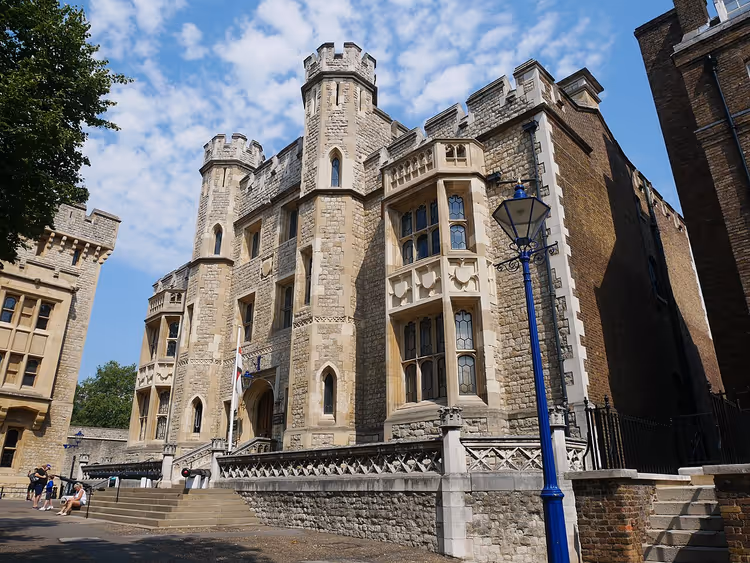 Fusilier Museum-bygningen i Tower of London