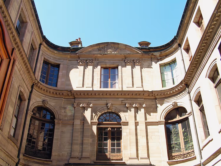 Binnenplaats van het Maison Mallet in Genève