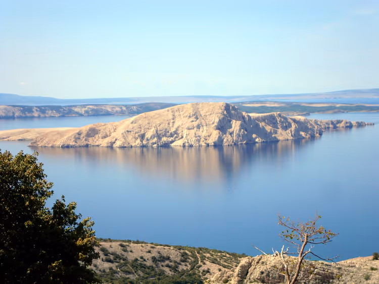 Felsige Insel in der Adria, Kroatien