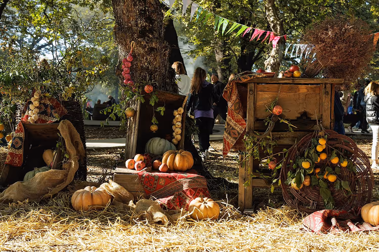 Festa del vino in Kakheti in autunno