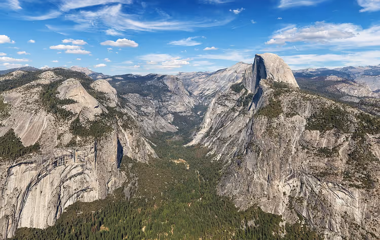 Yosemite Valley und Half Dome