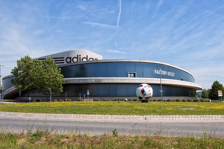 Adidas factory outlet in Herzogenaurach