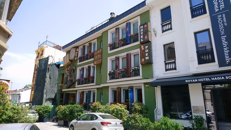 Poem Boutique Hotelli fassaad Sultanahmetis