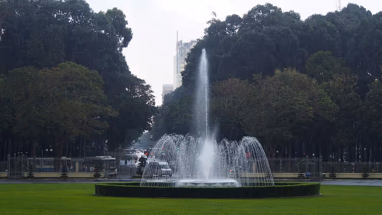 Sonniger Tag in Ho-Chi-Minh-Stadt