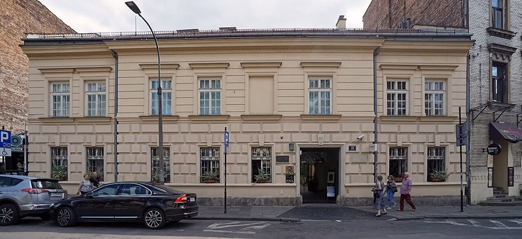 Gevel van het Jozef Mehofferhuis in de Krupnicza-straat
