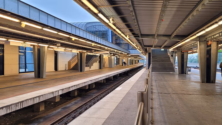U-Bahn-Station Kőbánya-Kispest in Budapest