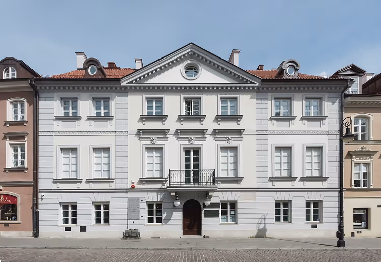 Fasaden til Maria Skłodowska-Curie-museet i Warszawa