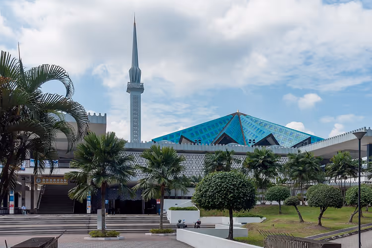 Kuala Lumpur'da Malezya Ulusal Camii