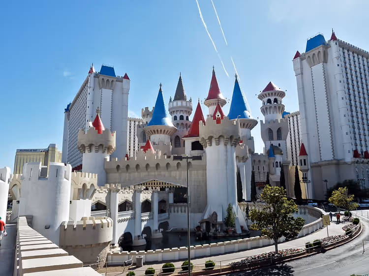 Excalibur-hotellets slott i Las Vegas
