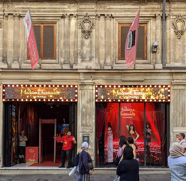 Ingang van Madame Tussauds Istanbul