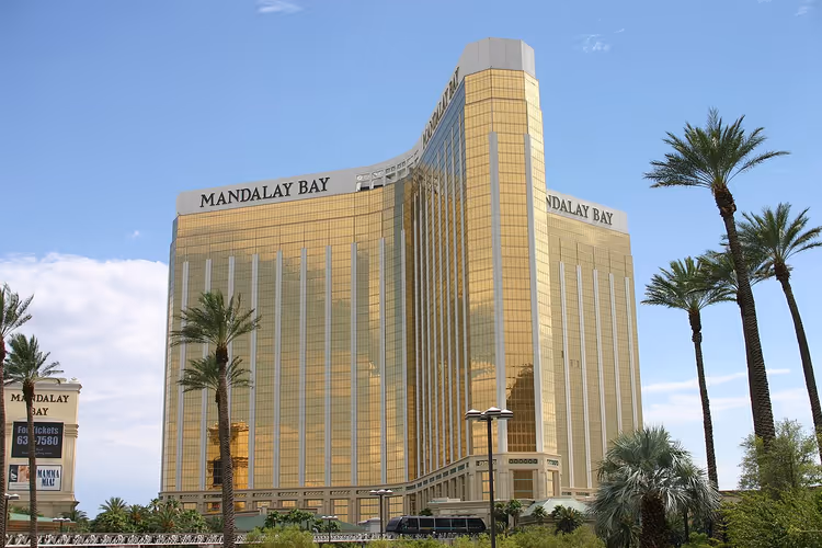 Gulltårnet til Mandalay Bay-hotellet i Las Vegas