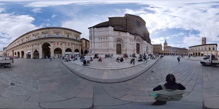 Basilikaen San Petronio på Piazza Maggiore