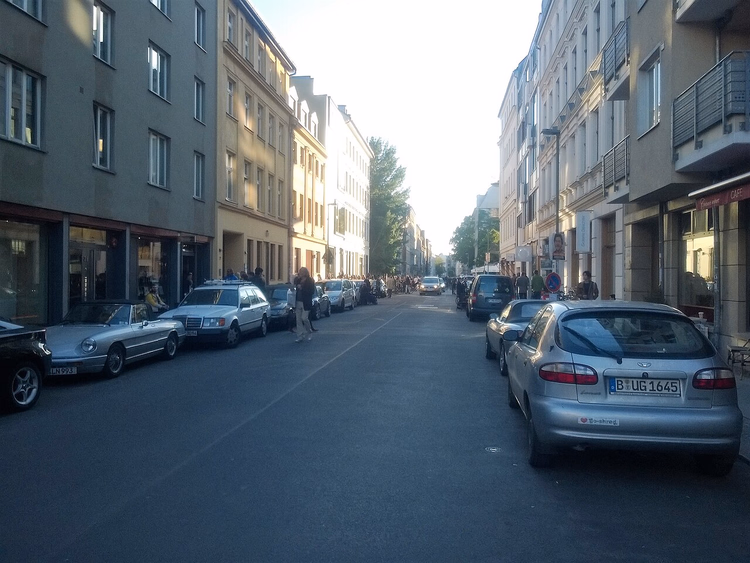 Rue Auguststrasse dans le quartier Mitte de Berlin