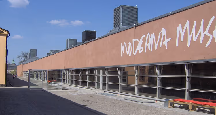 Gevel van Moderna Museet in Stockholm