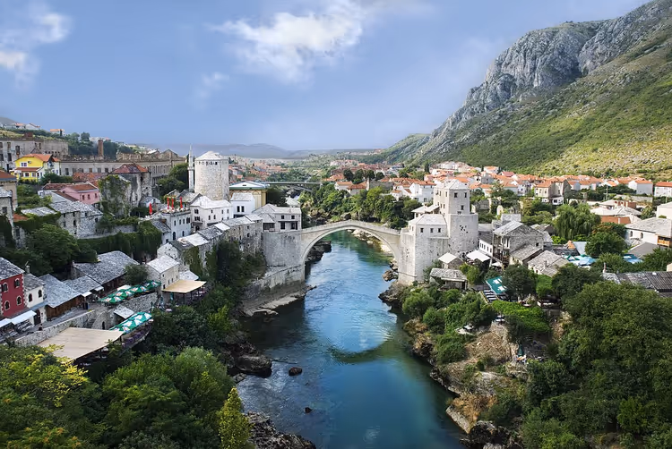 Stari Most über der Neretva in Mostar