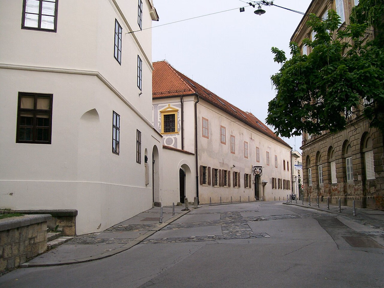 Gebäude des Stadtmuseums Zagreb in der Opatička-Straße