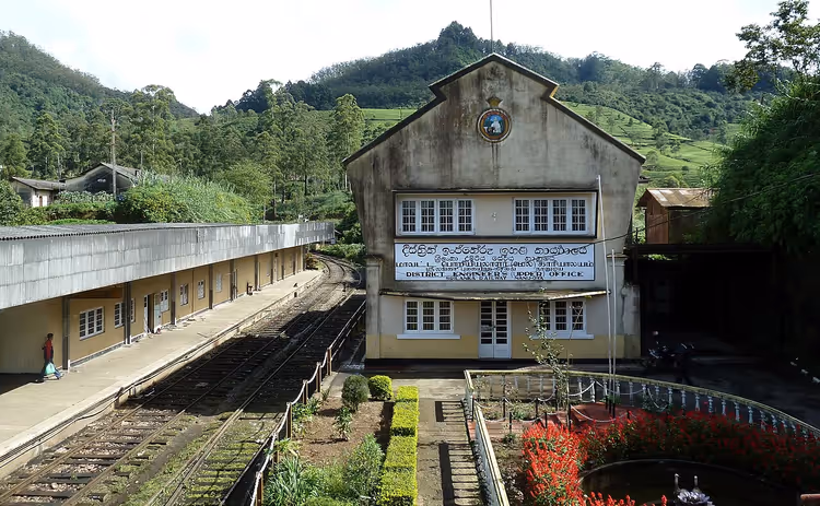 Bahnhofsgebäude Nanu Oya, Sri Lanka