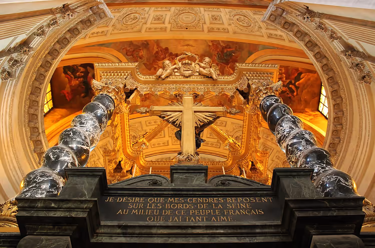 Napoleons grafschrift in Les Invalides